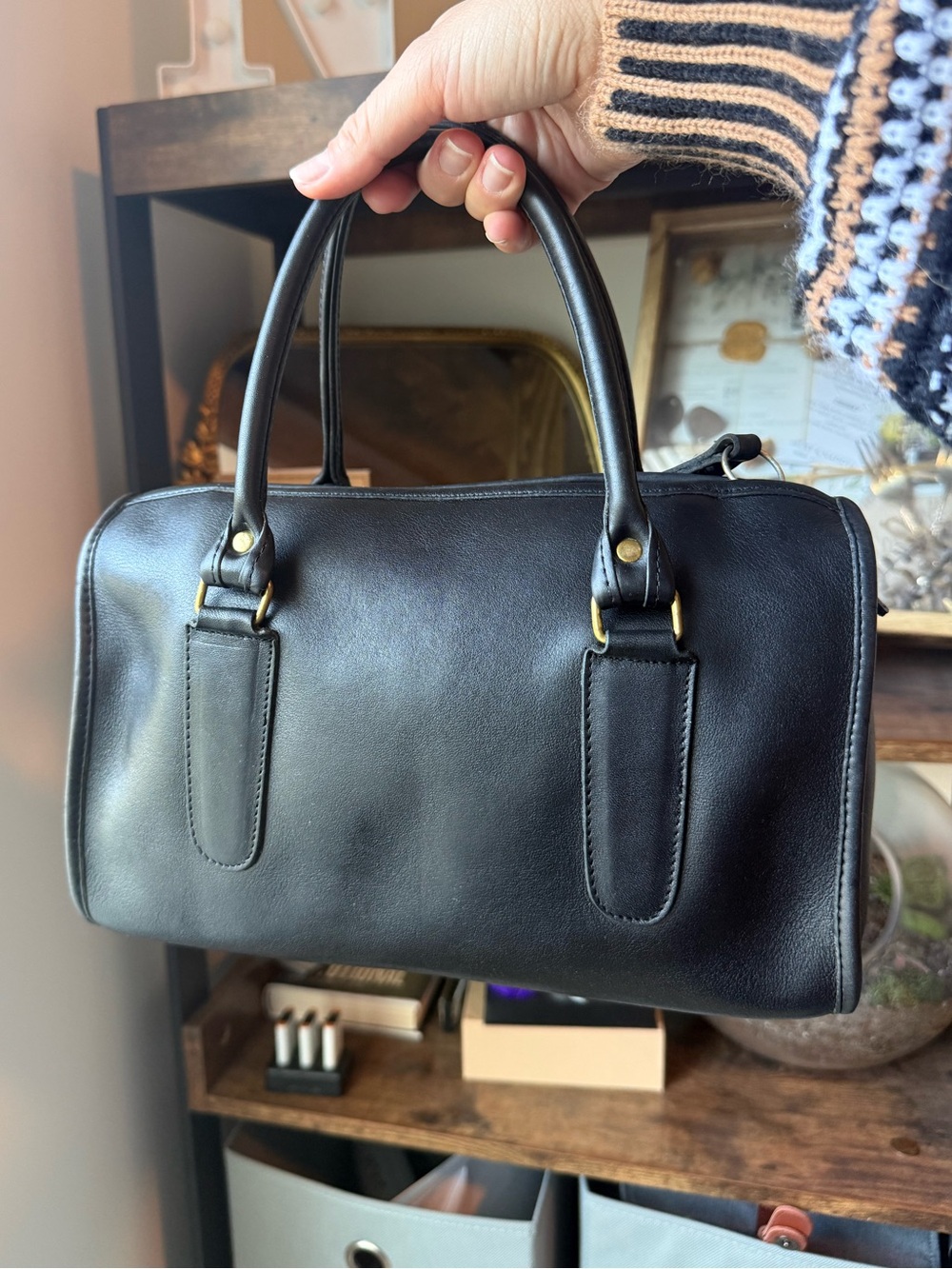 Vintage Coach Madison Satchel Doctor Bag Black 9725 NYC Made In USA - Picture 3 of 9
